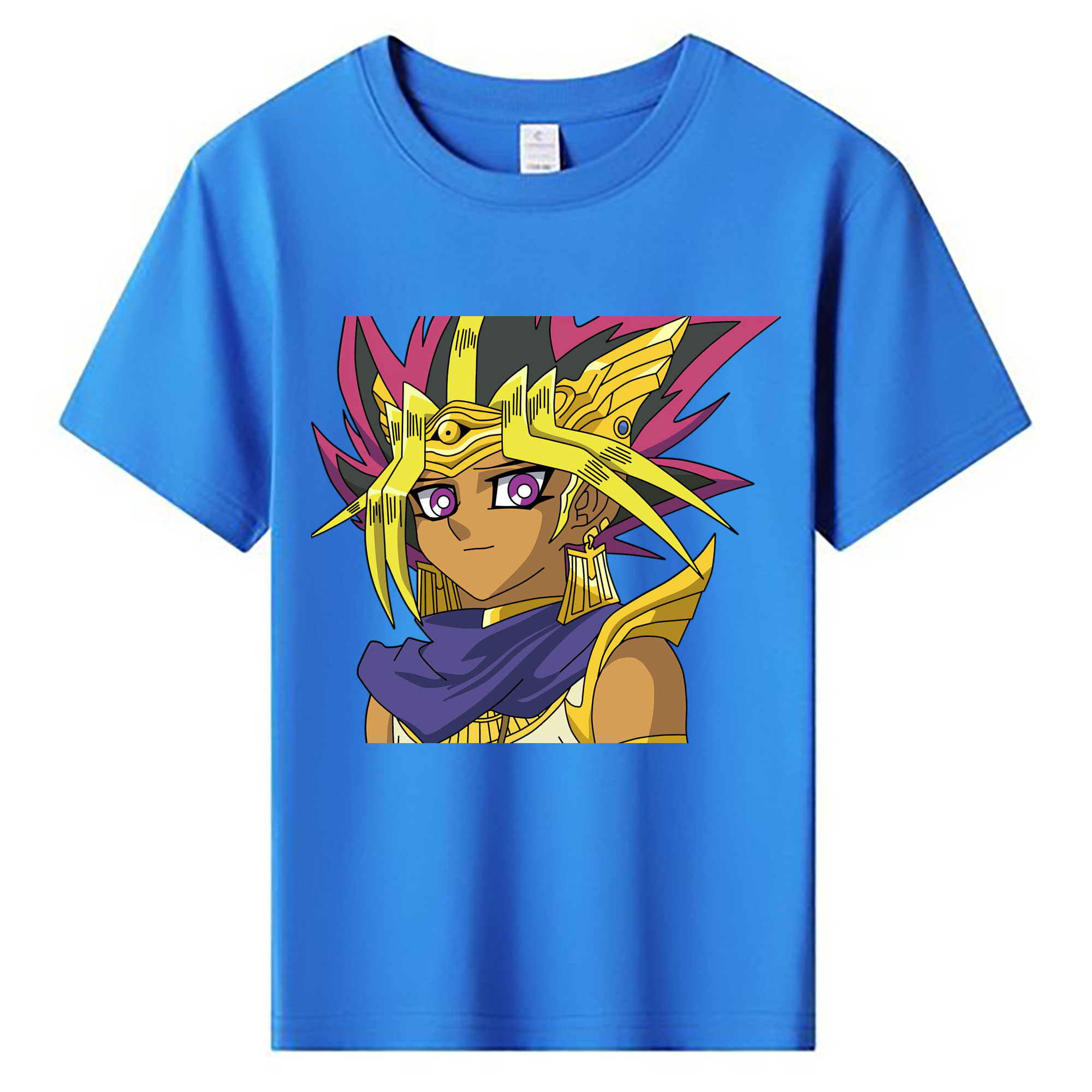 （画像用） 遊☆戯☆王 Yu-Gi-Oh! 綿100％キッズTシャツ（フロントプリント）